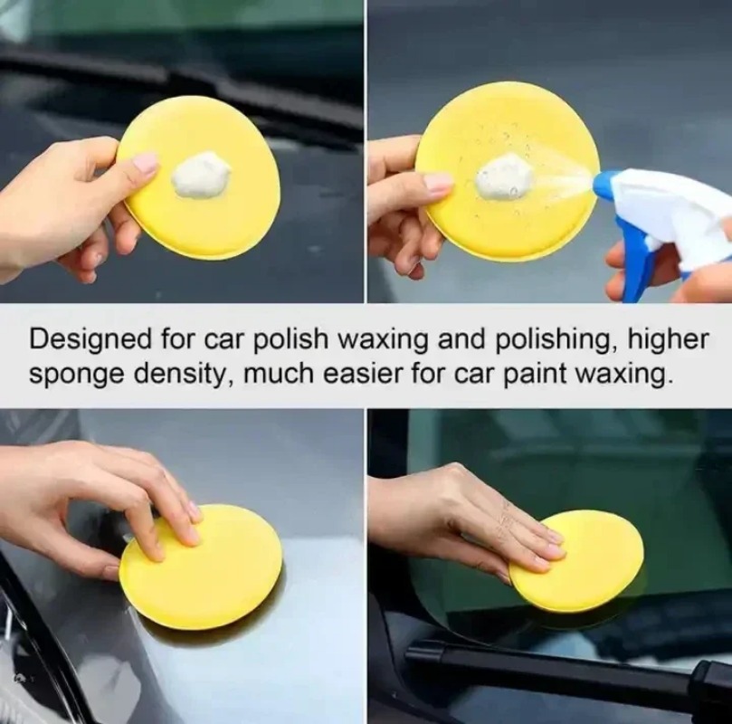6個入り 車用フォームワックスアプリケーターパッド - 手塗 - Wax Applicator Pad のレビューと価格