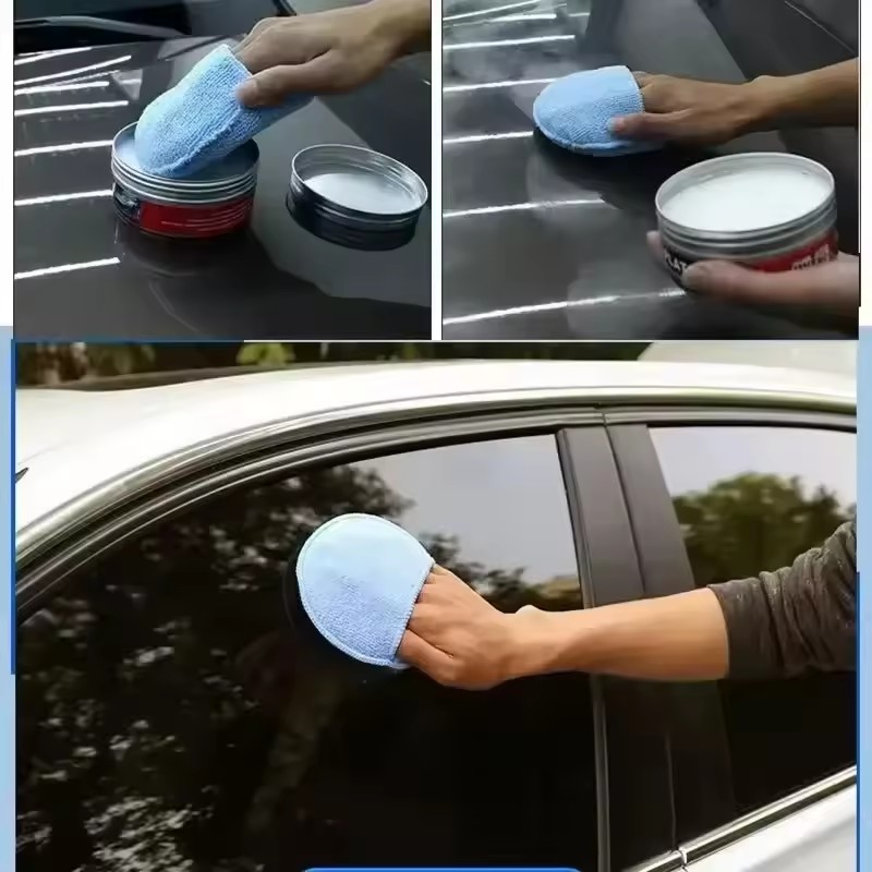 10個入り ソフトマイクロファイバー製 車用ワックスアプリケ - Wax Applicator Pad のレビューと価格