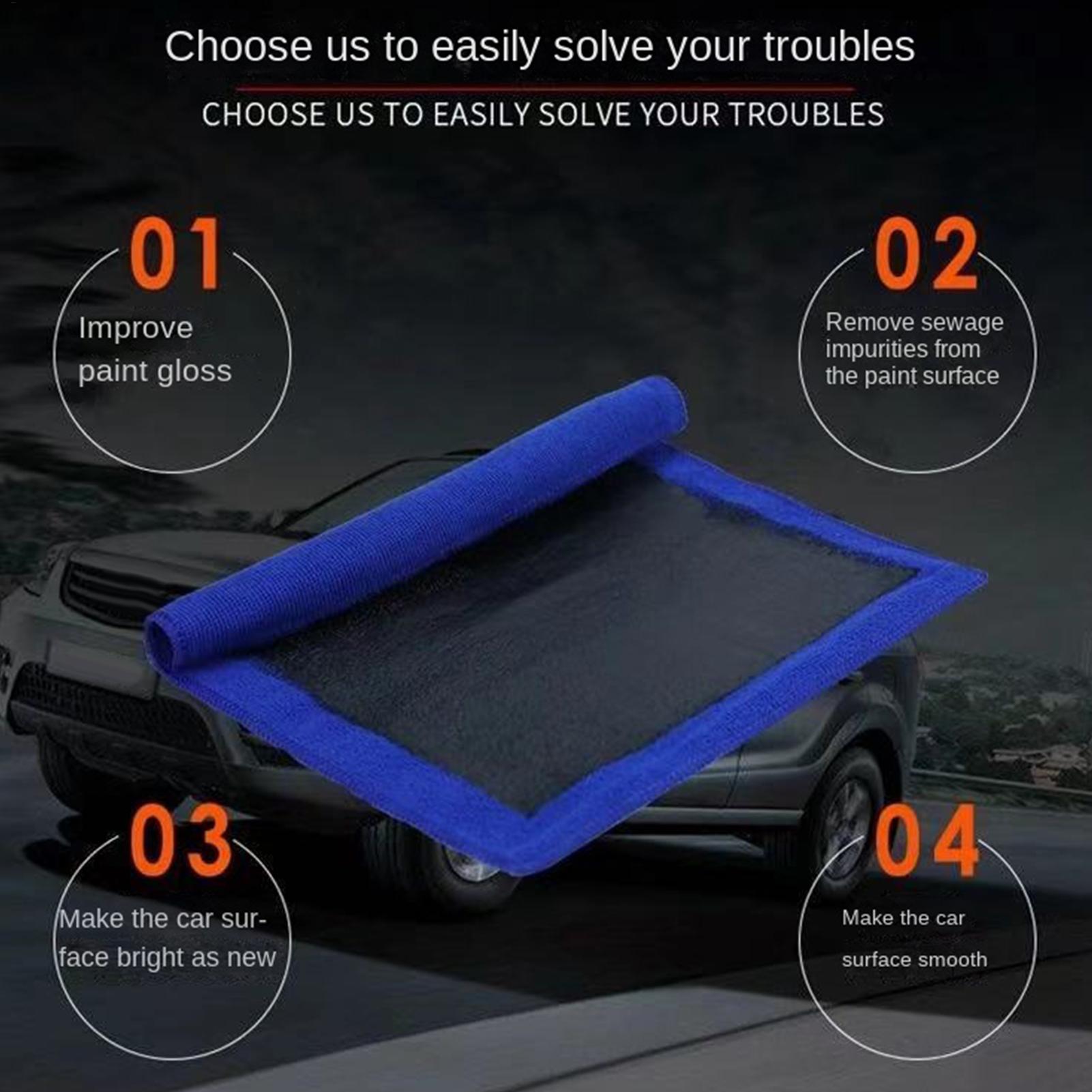 クレイバータオル 車のディテーリング用 マイクロファイバー  - Microfiber Towel Detailing のレビューと価格